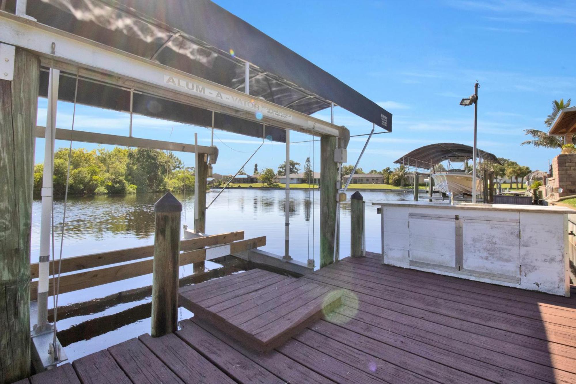 Pet Friendly Canal Front 3-Bedroom Grand Villa With Pool, Linai And Dock Port Charlotte Bagian luar foto